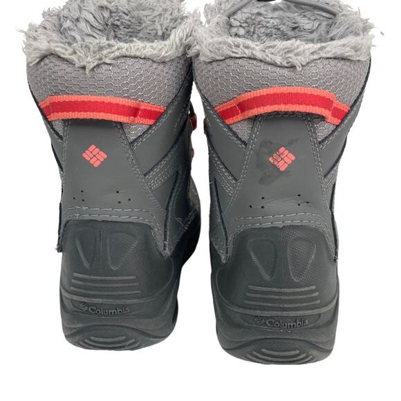 Columbia Bugaboot III Gray Pink Insulated Waterproof Boot Size 1 (Little kid) - Picture 6 of 12